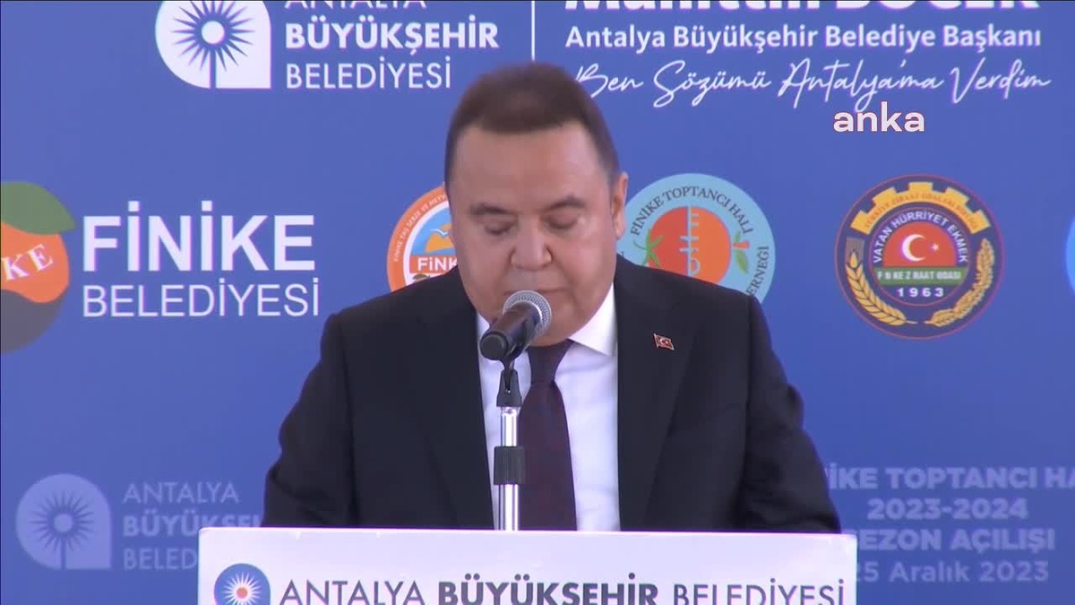 Başkan Böcek: "Finike\'mize 690 milyon TL\'lik yatırım yaptık"