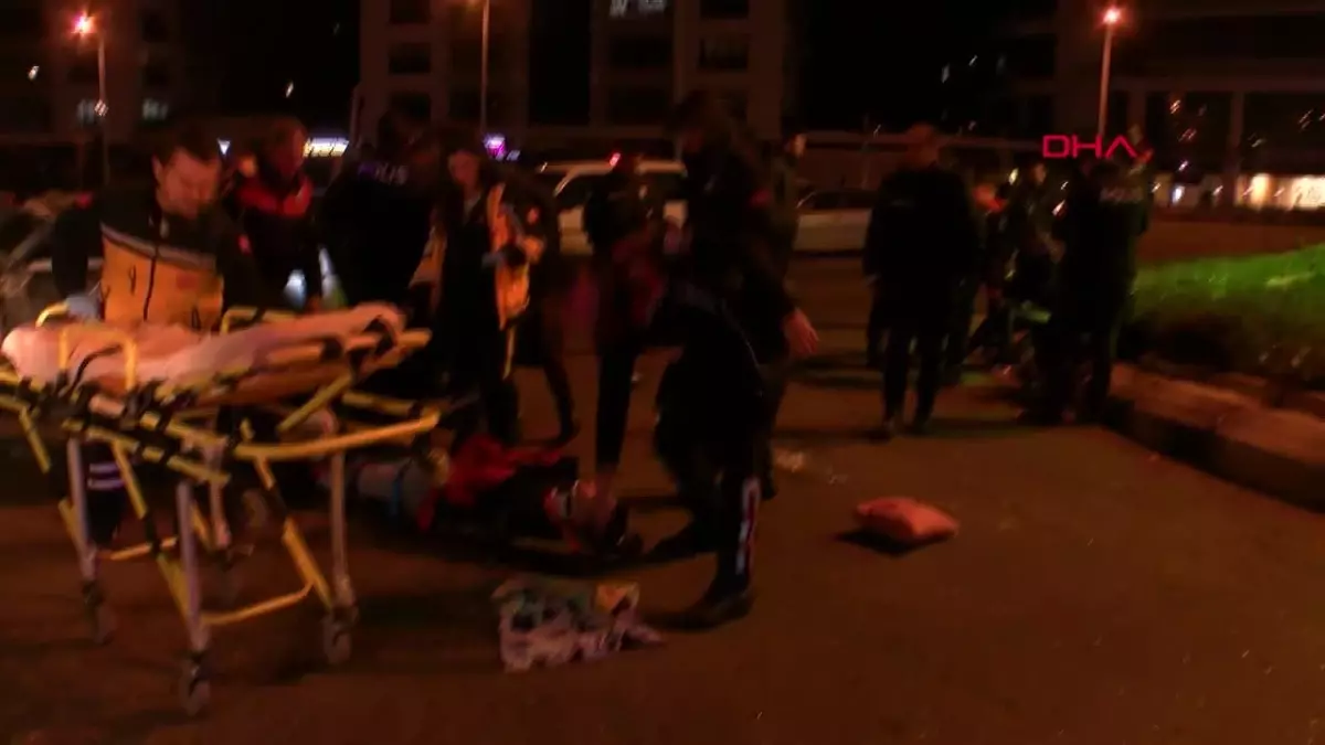 Alkollü sürücü polis ekiplerinden kaçarak kaza yaptı