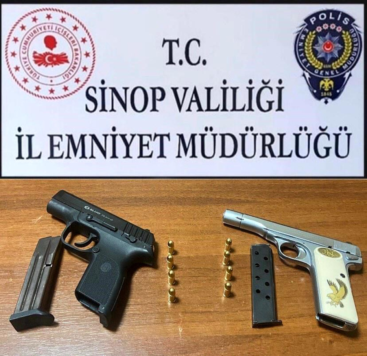 Sinop\'ta genel güvenliğin kasten tehlikeye sokulması olayıyla ilgili 2 şahıs yakalandı