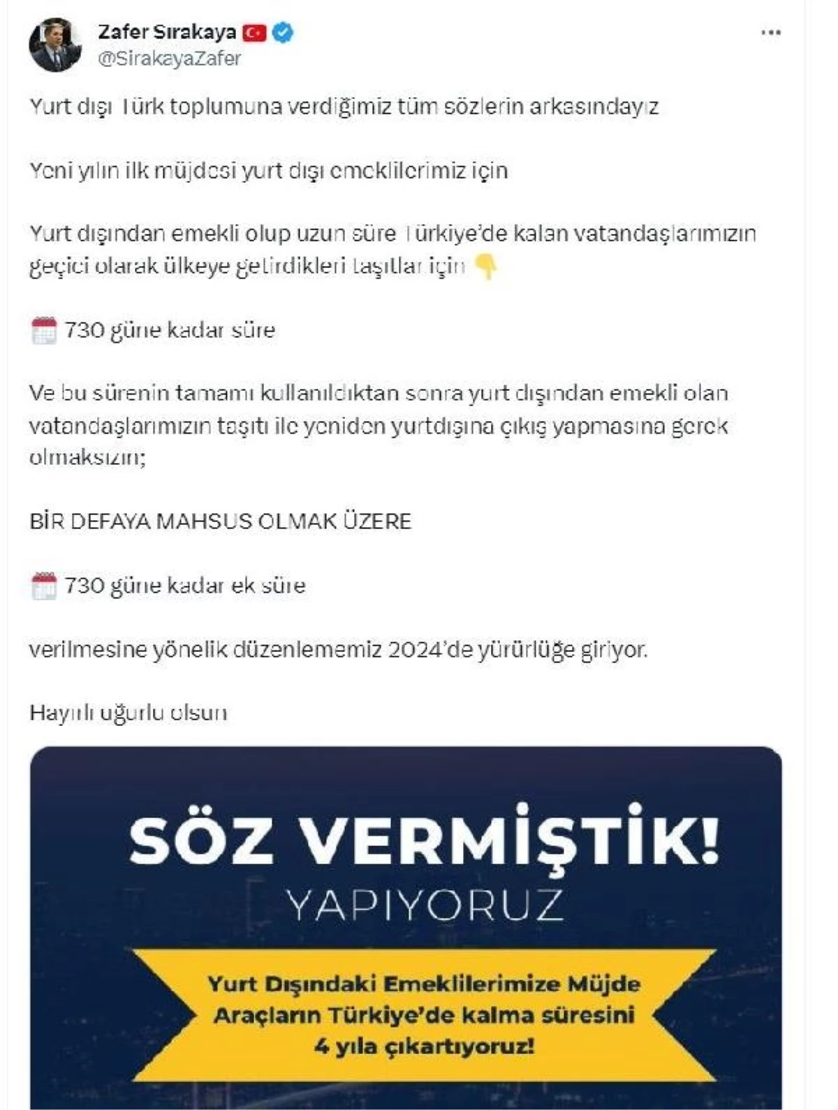 Yurt dışından getirilen telefon ve araçların Türkiye\'de kullanım süresi uzatılıyor