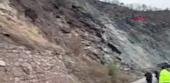 Artvin'de Heyelan Sonucu Otomobil Uçuruma Yuvarlandı