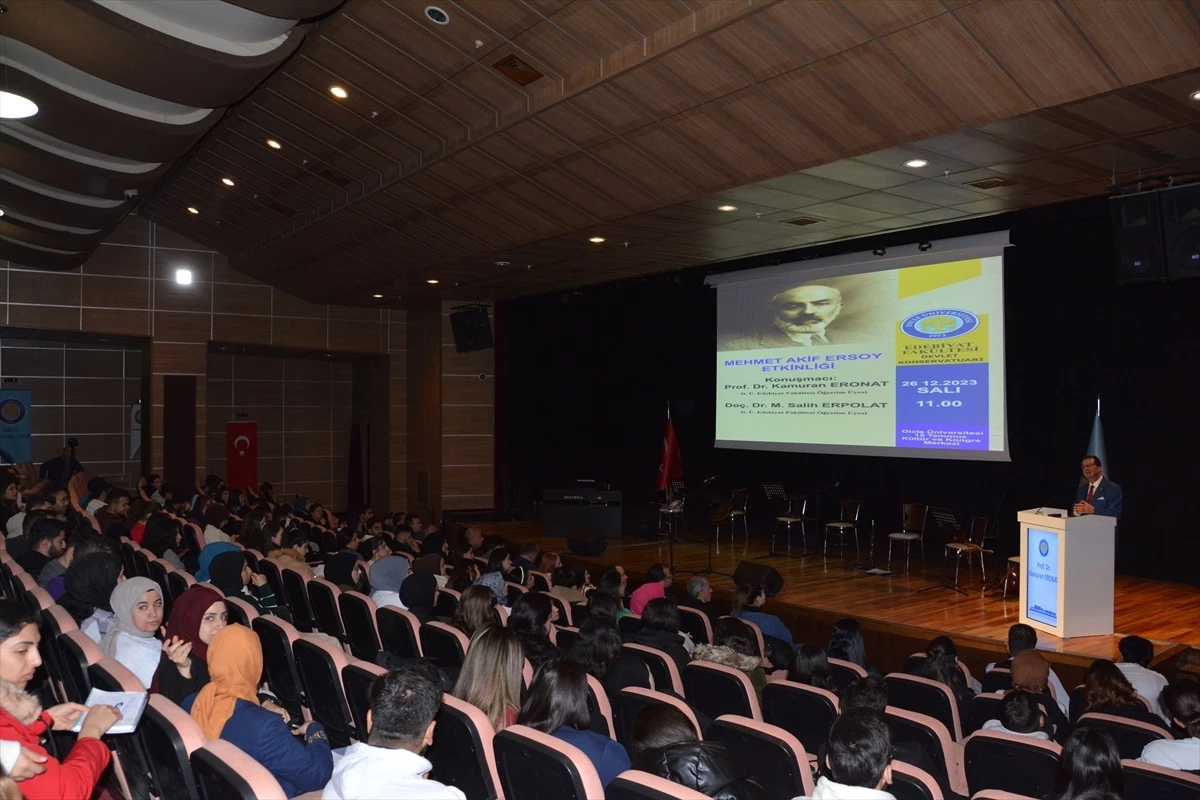 Dicle Üniversitesi\'nde Mehmet Akif Ersoy anma programı düzenlendi