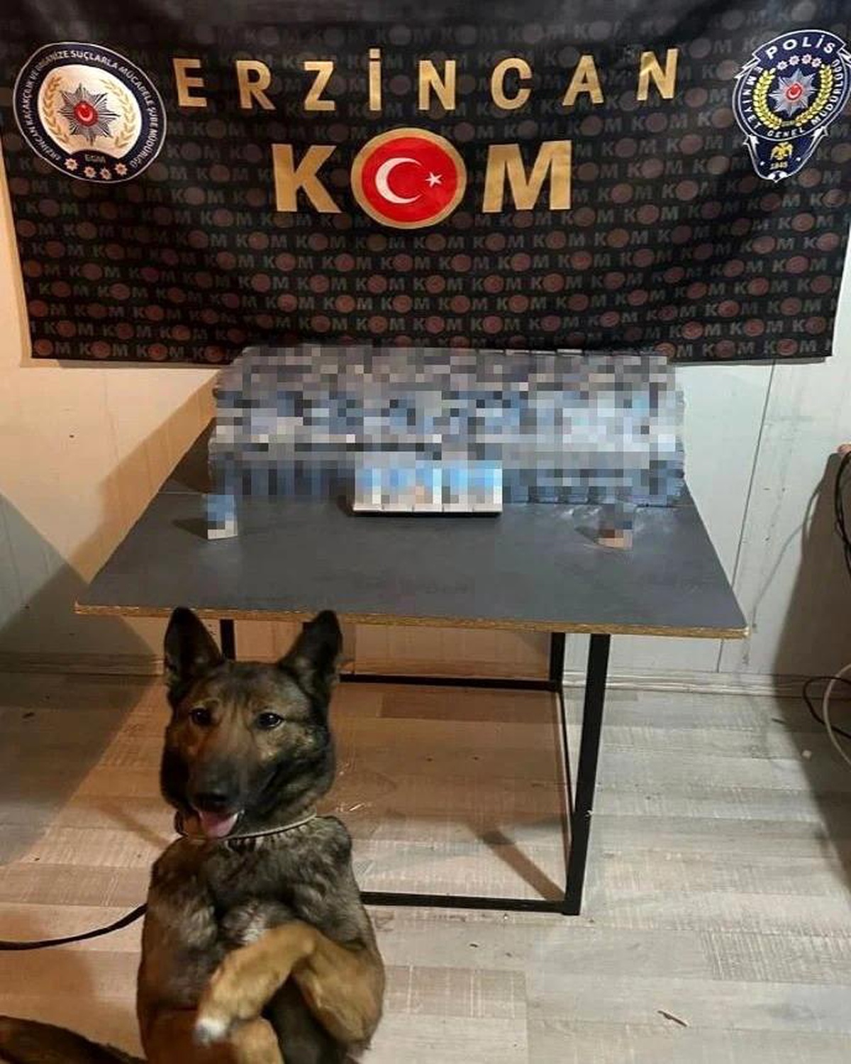 Erzincan-Erzurum karayolunda 570 paket gümrük kaçağı sigara ele geçirildi