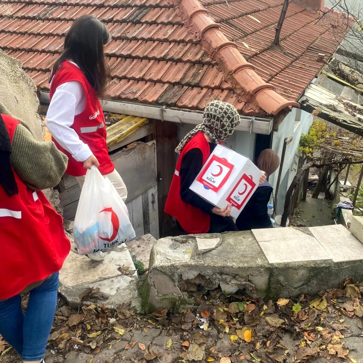 Türk Kızılay Bilecik Şubesi, Birçok Aileye Yardımları Ulaştırıyor