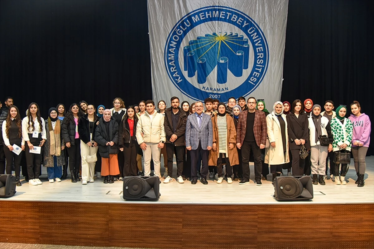 KMÜ Rektörü Prof. Dr. Mehmet Gavgalı, öğrencilerle bir araya geldi