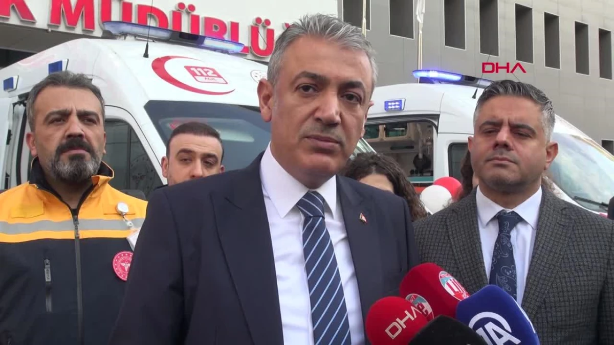 Mardin\'de 4 yeni ambulans hizmete alındı