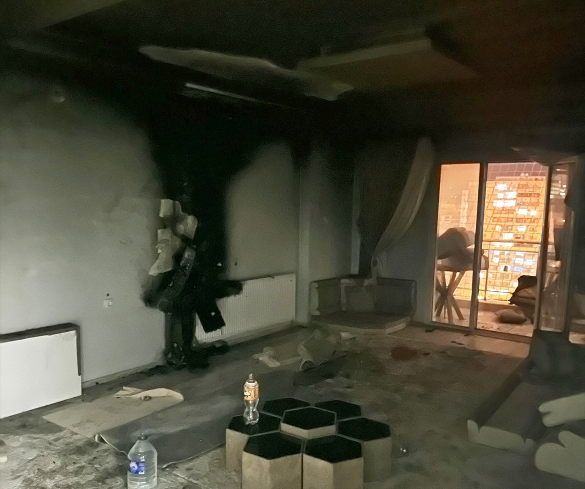Mardin\'de klima patlaması sonucu çıkan yangın söndürüldü