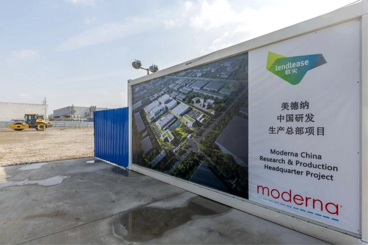 Moderna, Çin\'deki İlaç Fabrikasının İnşaatına Başladı