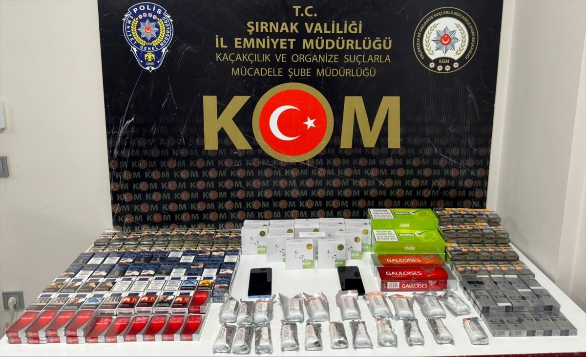 Şırnak\'ta asayiş ve kaçakçılık operasyonlarında 119 şüpheliden 3\'ü tutuklandı