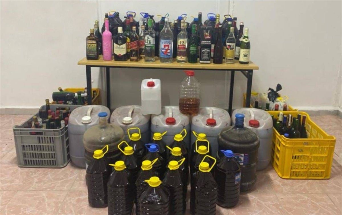 Tekirdağ\'da 1190 Litre Sahte İçki Ele Geçirildi, 5 Şüpheli Gözaltına Alındı