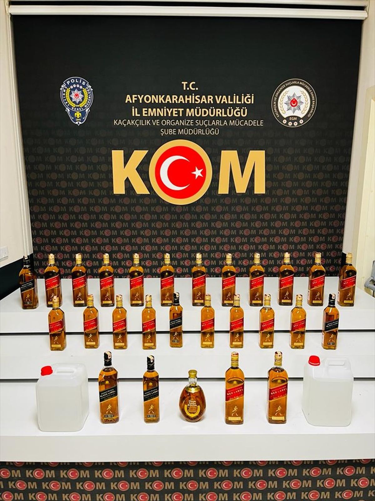 Afyonkarahisar\'da sahte alkol operasyonunda bir kişi gözaltına alındı