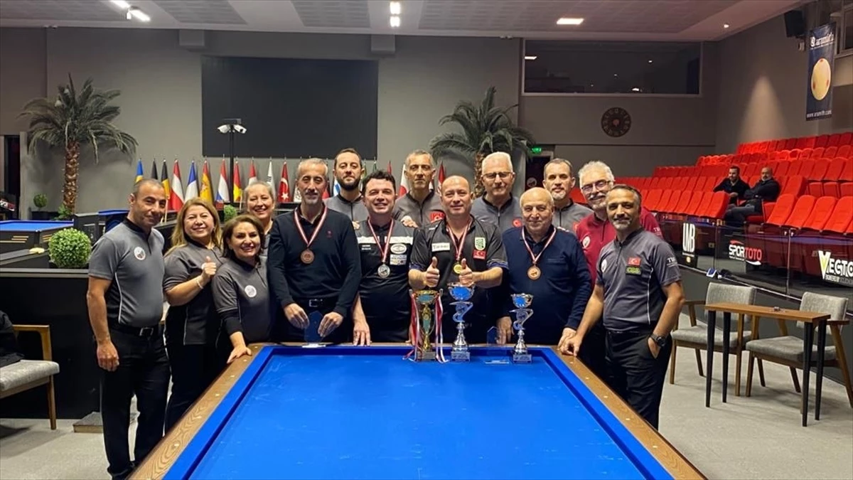 Türkiye Artistik Bilardo Şampiyonası\'nda Barış Cin Şampiyon