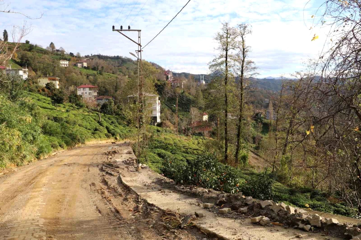 Rize\'de doğalgaz çalışması mağduriyet yarattı