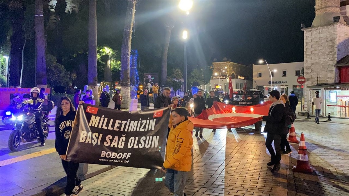 Muğla\'nın Bodrum ilçesinde şehit olan 12 Mehmetçik için anma etkinliği düzenlendi