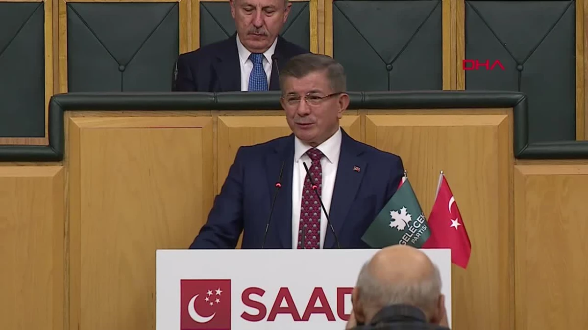 Ahmet Davutoğlu: Ortak bildiride buluşulamaması milletimizi derinden yaralamıştır