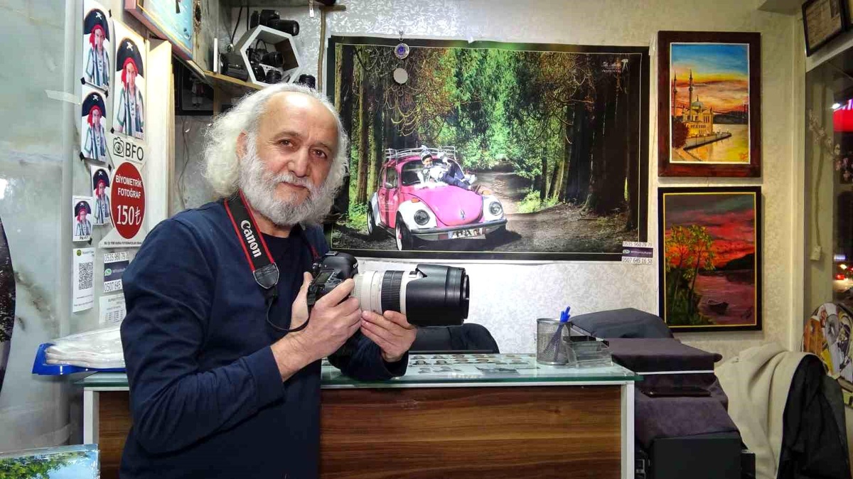 Bursa\'da fotoğraf sanatçısı Atilla Boyoğlu, fotoğrafçılık ve ressamlık arasındaki bağı anlattı