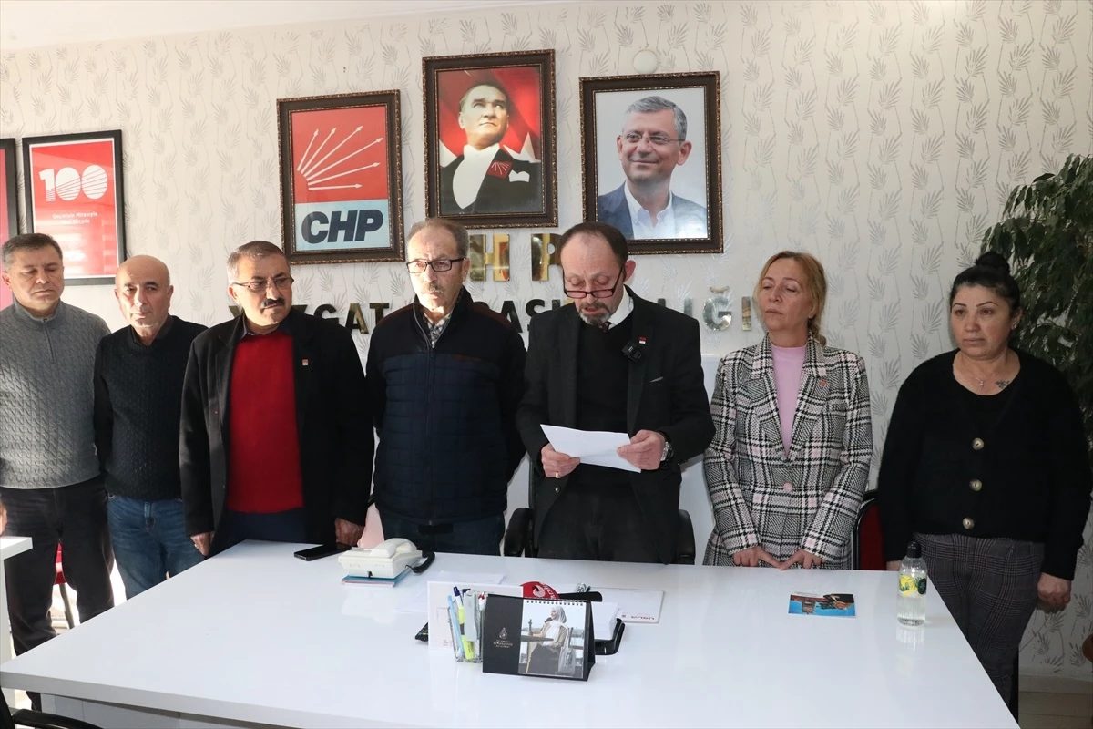 CHP İl Başkanlıkları Terör Saldırılarını Protesto Etti