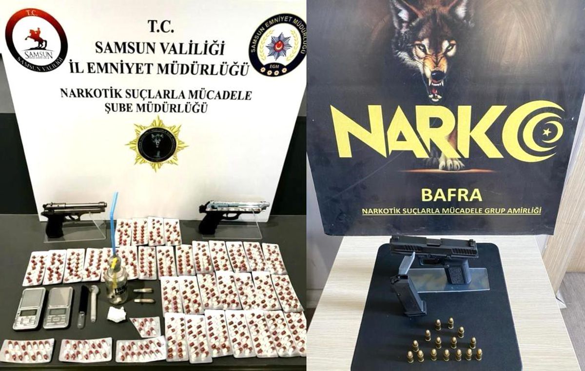 Samsun\'da Narkotik Operasyonu: Çok Sayıda Madde Ele Geçirildi