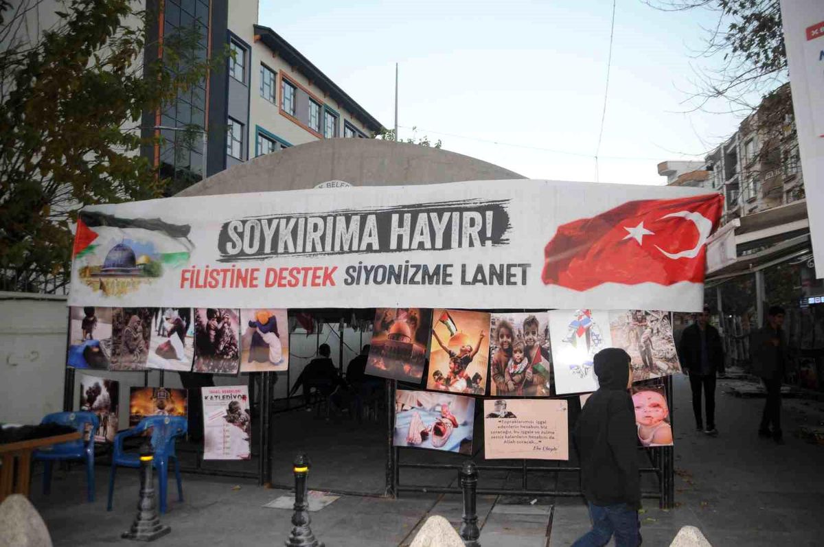 Şehr-i Nuh Platformu, Filistin İnsanlık Nöbeti Çadırında Destek Devam Ediyor