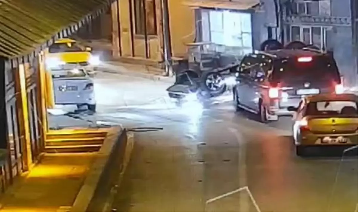 Edirne'de kaza: Otomobil takla attı, sürücü yaralandı