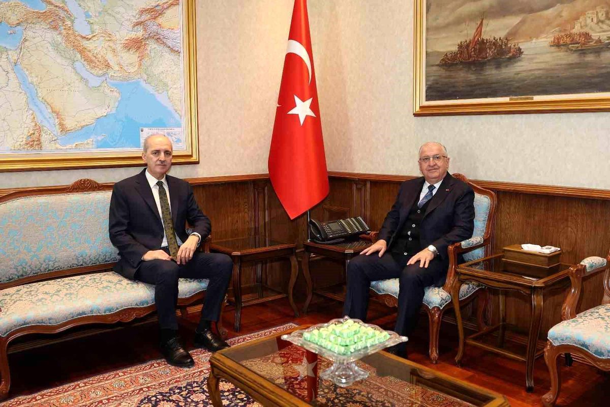 TBMM Başkanı Numan Kurtulmuş, Milli Savunma Bakanı Yaşar Güler\'e taziye ziyareti gerçekleştirdi