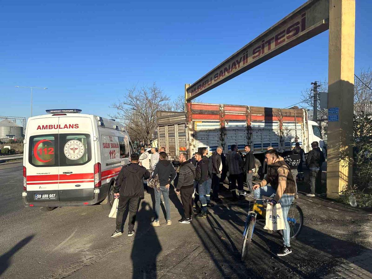 Tekirdağ\'da trafik kazası: 1 yaralı