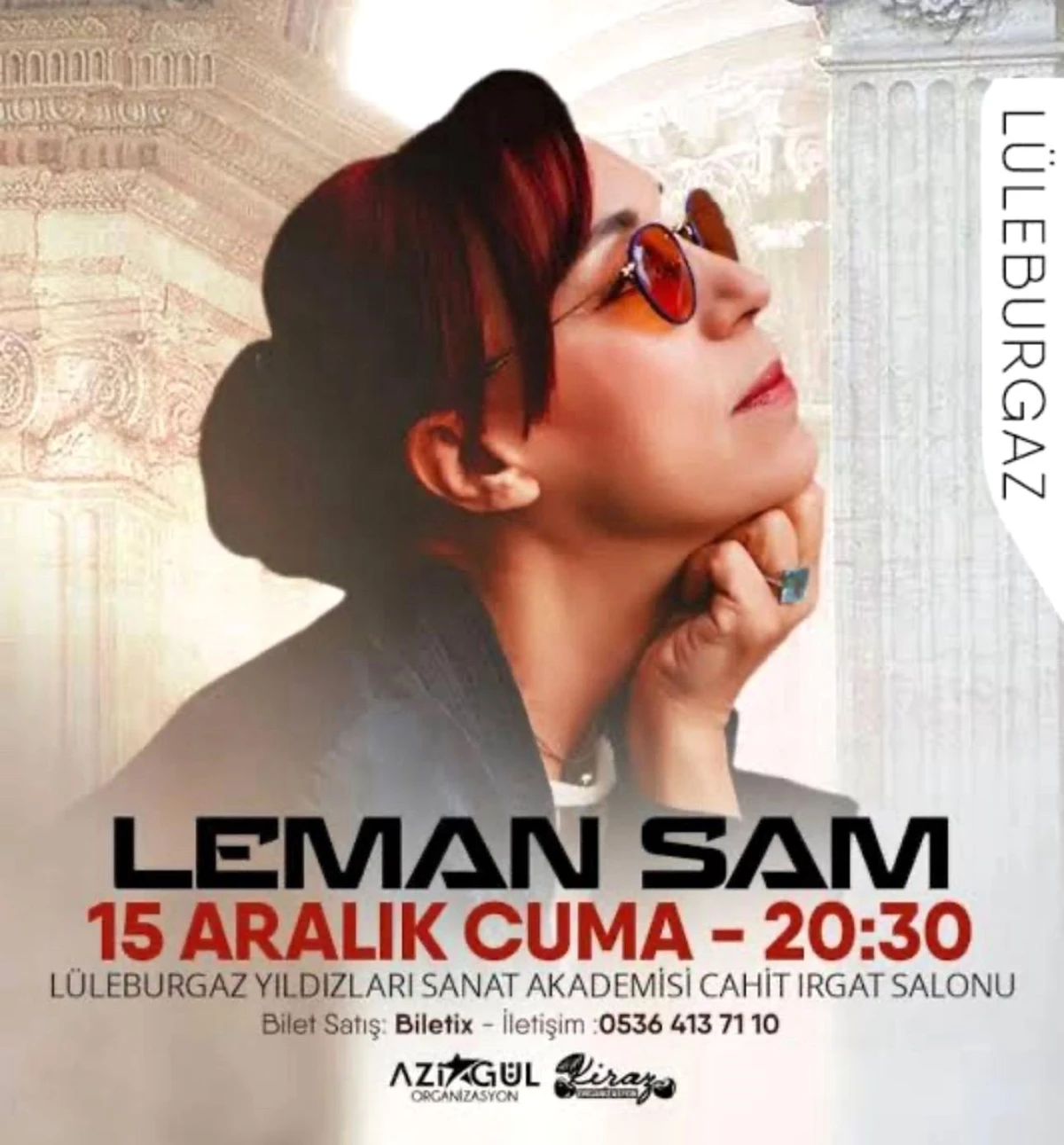 Lüleburgaz\'da yapılan Leman Sam konseri tepki topladı