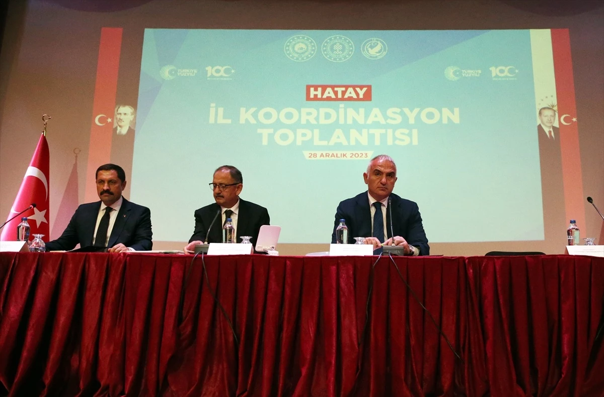 Kültür ve Turizm Bakanı Mehmet Nuri Ersoy, Hatay\'da yapılan koruma amaçlı imar planının son aşamaya geldiğini açıkladı