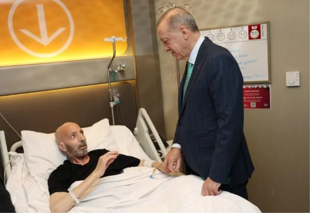 Cumhurbaşkanı Erdoğan, Türk Metal Sendikası Başkanı ve eski AK Parti milletvekilini hastanede ziyaret etti