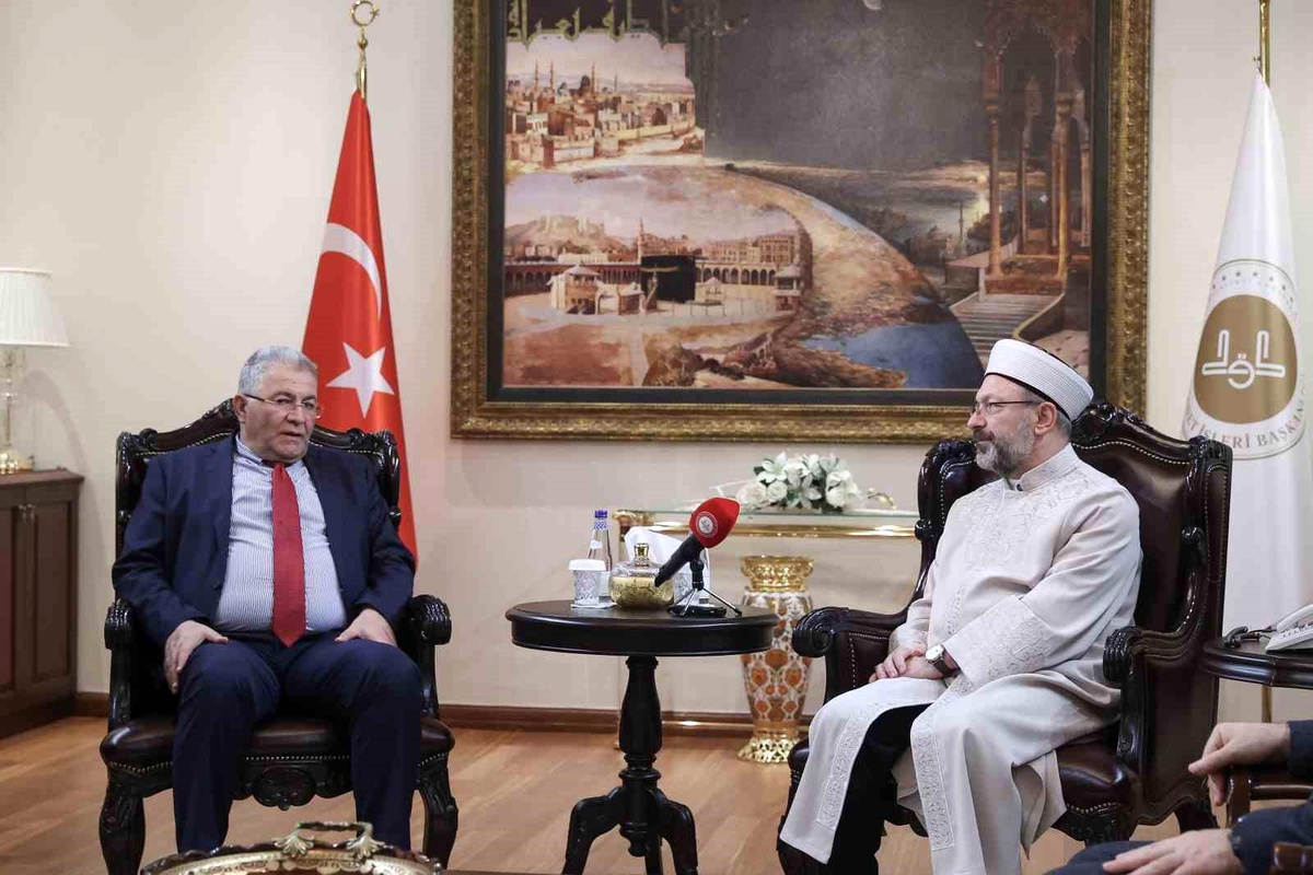 Diyanet İşleri Başkanı Prof. Dr. Ali Erbaş, Kudüs Üniversitesi yetkililerini kabul etti