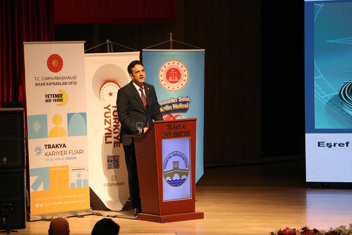 Edirne Cumhuriyet Başsavcı Vekili öğrencilerle buluştu