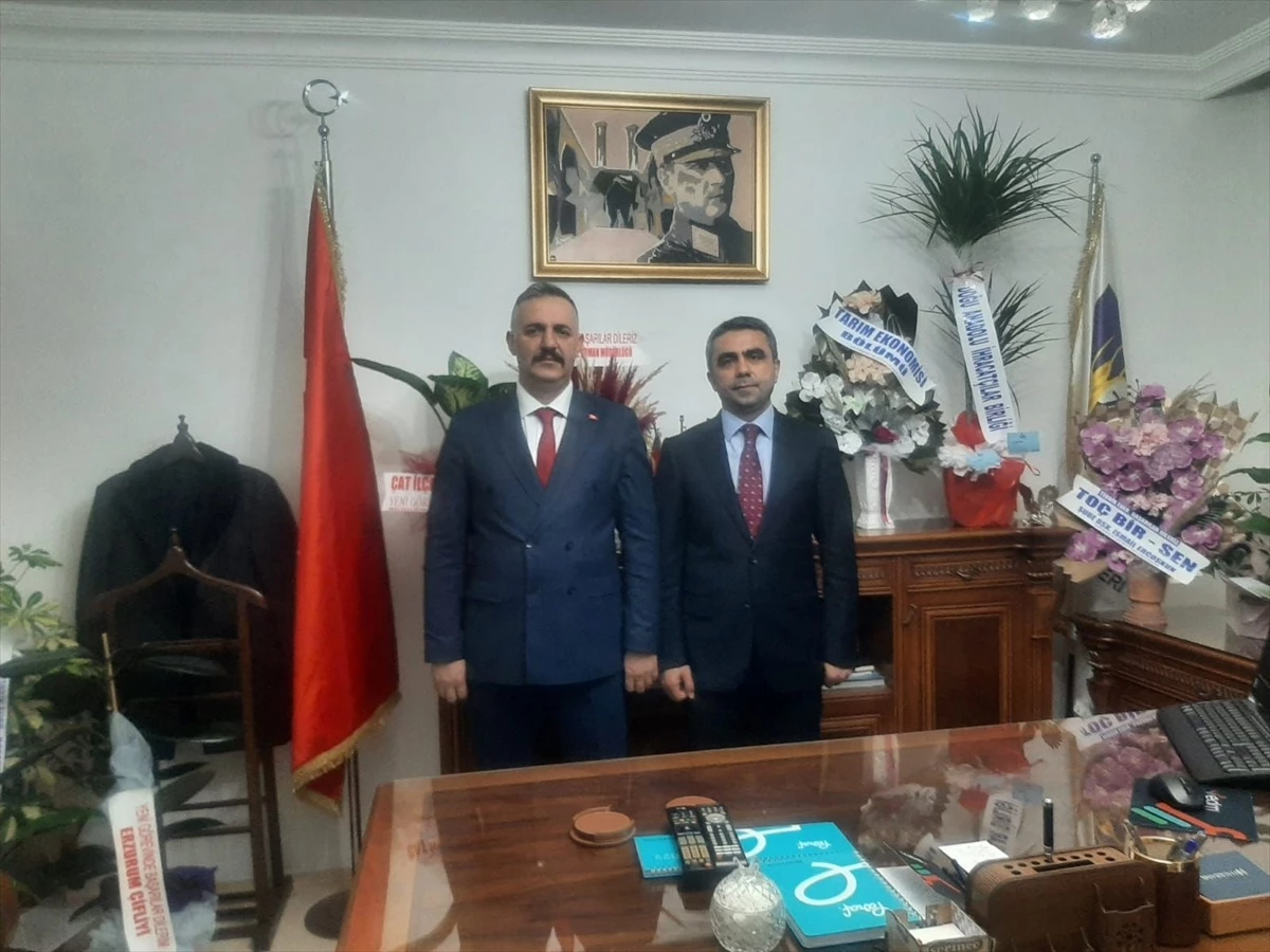 Erzurum Tarım ve Orman İl Müdürü Ziraat Mühendisleri Odası Erzurum Şubesi\'ni ziyaret etti