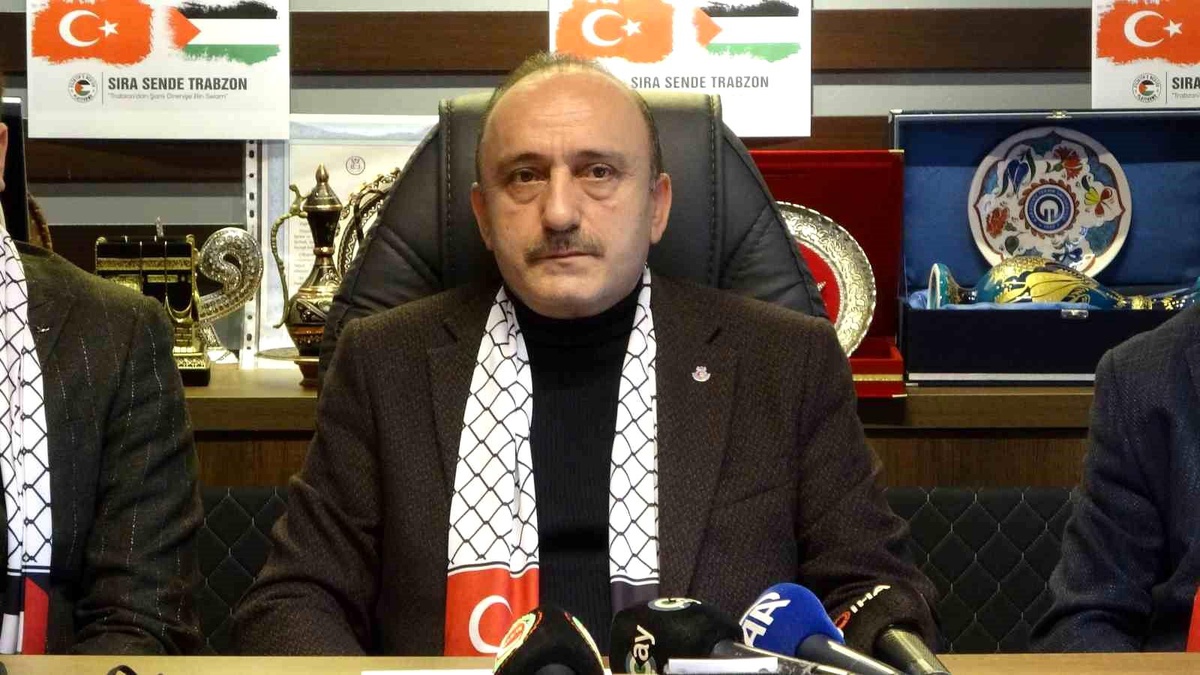 HAK-İŞ, Filistin\'e Destek Platformu ile Trabzon\'da miting düzenliyor