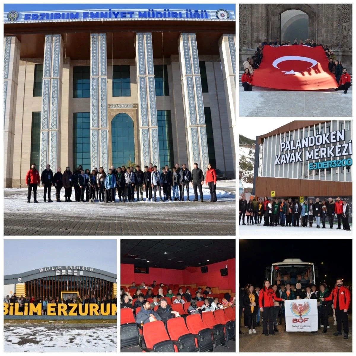 Erzurum Emniyet Müdürlüğü, Karayazı\'daki öğrenciler için gezi düzenledi