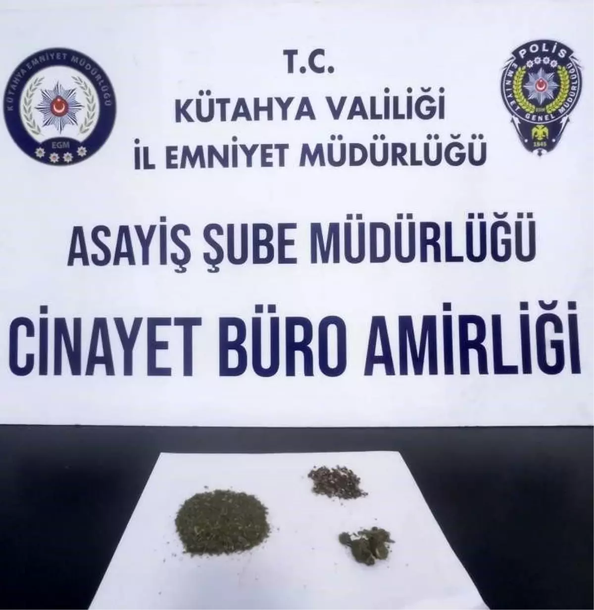 Kütahya\'da 13.34 gram esrar ele geçirildi