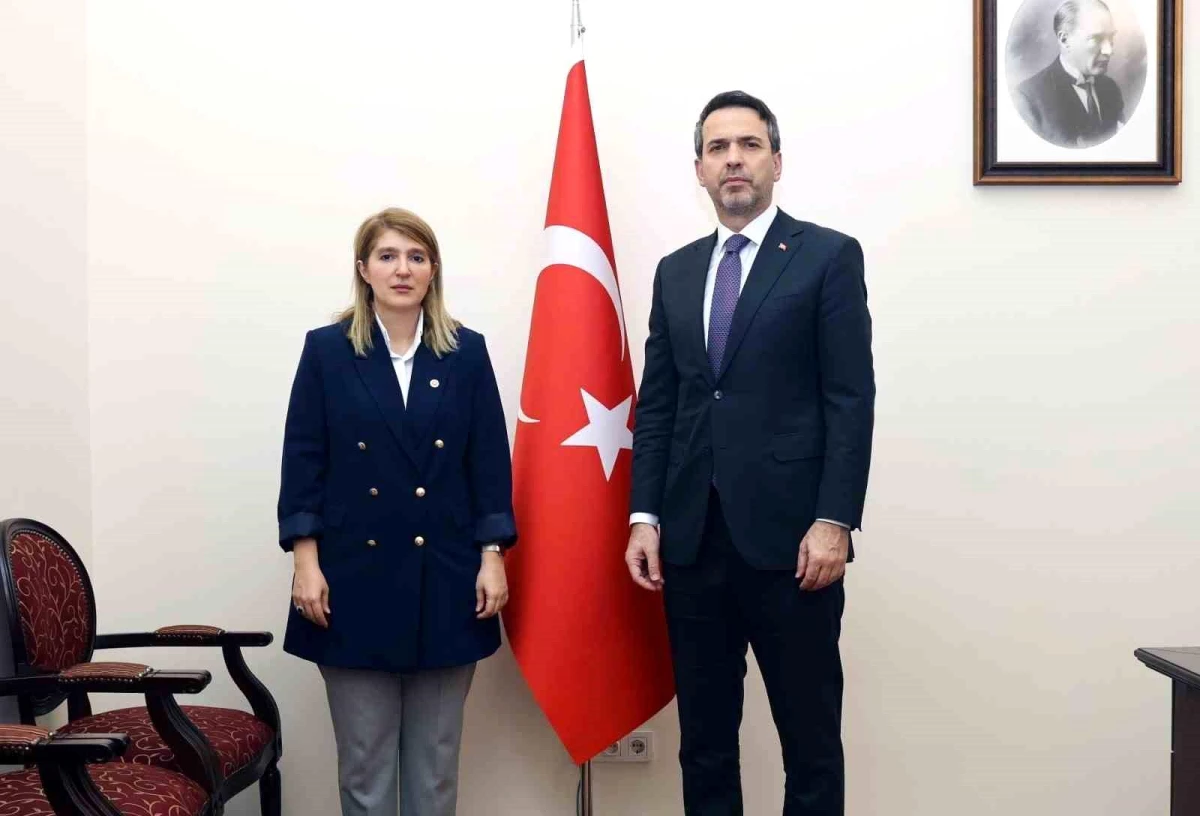 AK Parti Malatya Milletvekili İnanç Siraç Kara Ölmeztoprak, Enerji ve Tabii Kaynaklar Bakanı Bayraktar ile görüştü