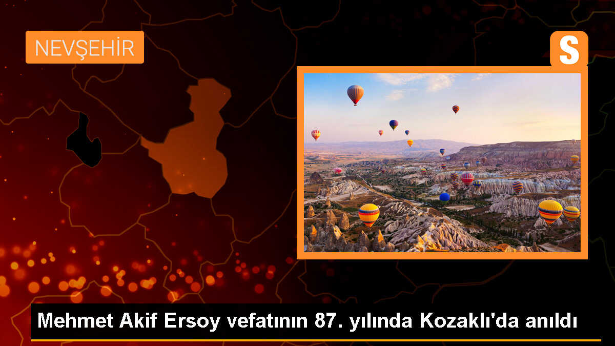 Mehmet Akif Ersoy\'un Vefatının 87. Yılı Anma Programı Düzenlendi