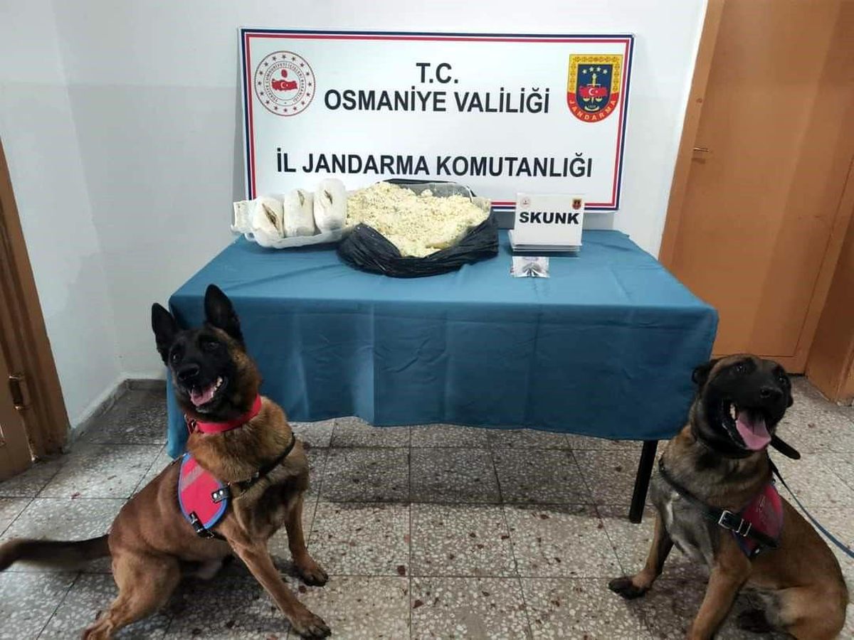 Osmaniye\'de yolcu otobüsünde uyuşturucu ele geçirildi