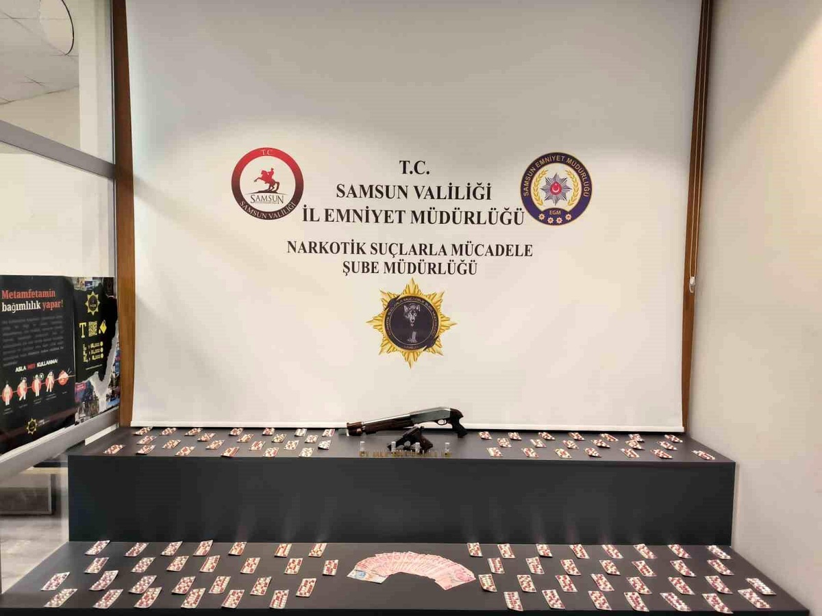 Samsun\'da Uyuşturucu Operasyonu: 3 Gözaltı