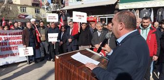Sason'da şehit olan askerler için 'Teröre Lanet' yürüyüşü düzenlendi