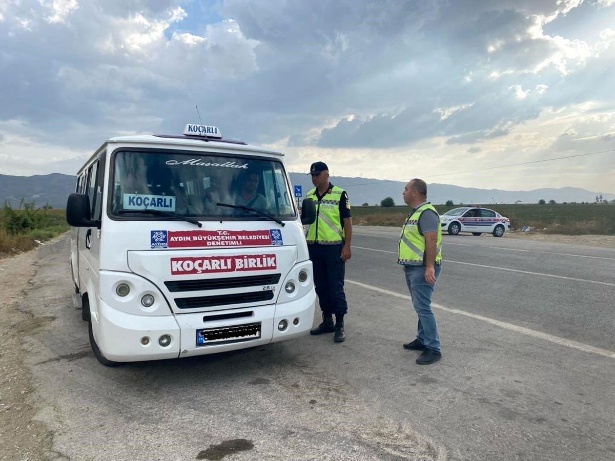 Aydın\'da Yolcu Taşımacılığı Yapan Araçlarda Sivil Denetim