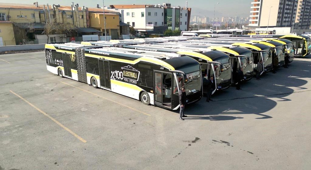 Kayseri Büyükşehir Belediyesi, Çevre Dostu Otobüs Filosunu Genişletiyor