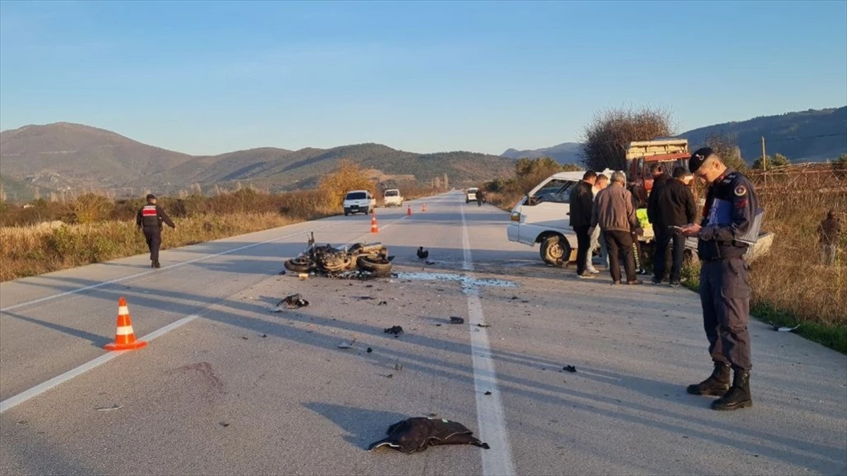 İznik\'te motosiklet kazasında bir kişi hayatını kaybetti