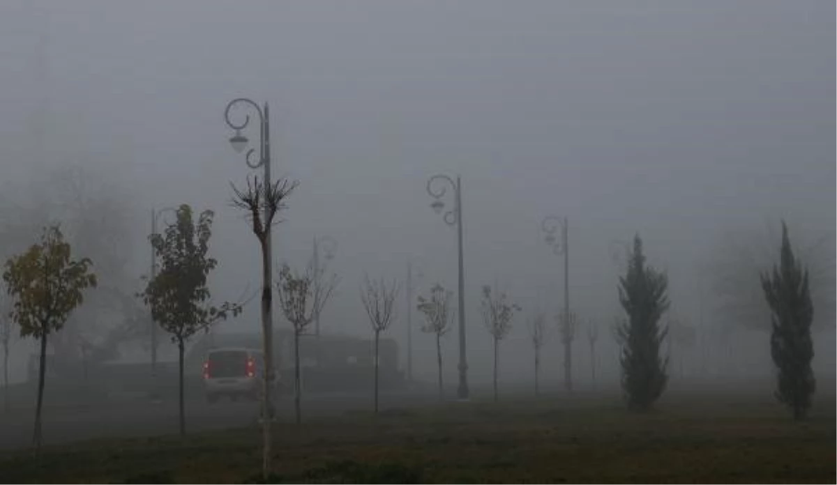 Diyarbakır\'da Sis Nedeniyle Görüş Mesafesi Düştü