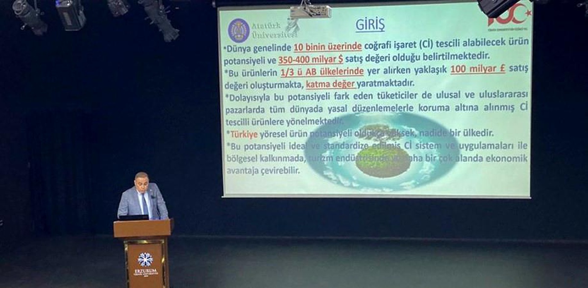 Erzurum Teknik Üniversitesi Sağlık Bilimleri Fakültesi tarafından düzenlenen panelde Erzurum mutfağı ve coğrafi işaretli ürünler konuşuldu
