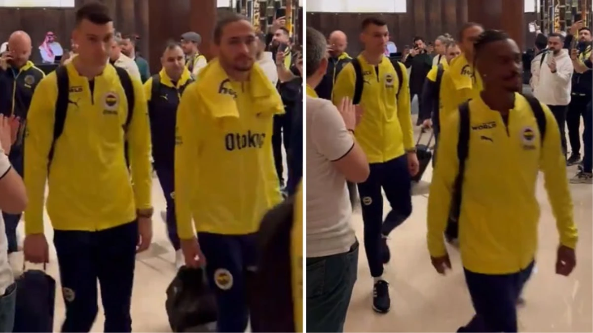 Fenerbahçe kafilesi Riyad\'daki otelden alkışlarla ayrıldı