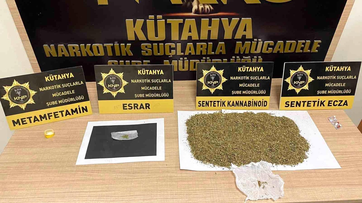 Kütahya\'da Uyuşturucu Operasyonu: 2 Şüpheli Tutuklandı