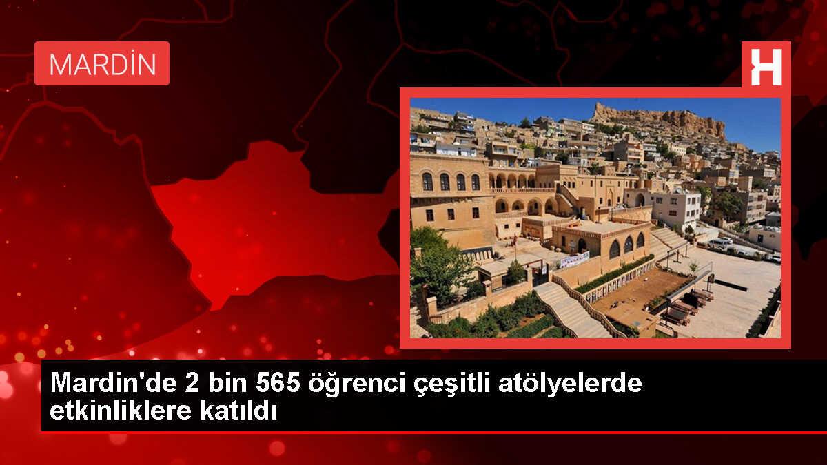 Mardin'de Sanat Akademisinde Bir Gün Projesi ile 2 bin 565 öğrenci eğitim aldı