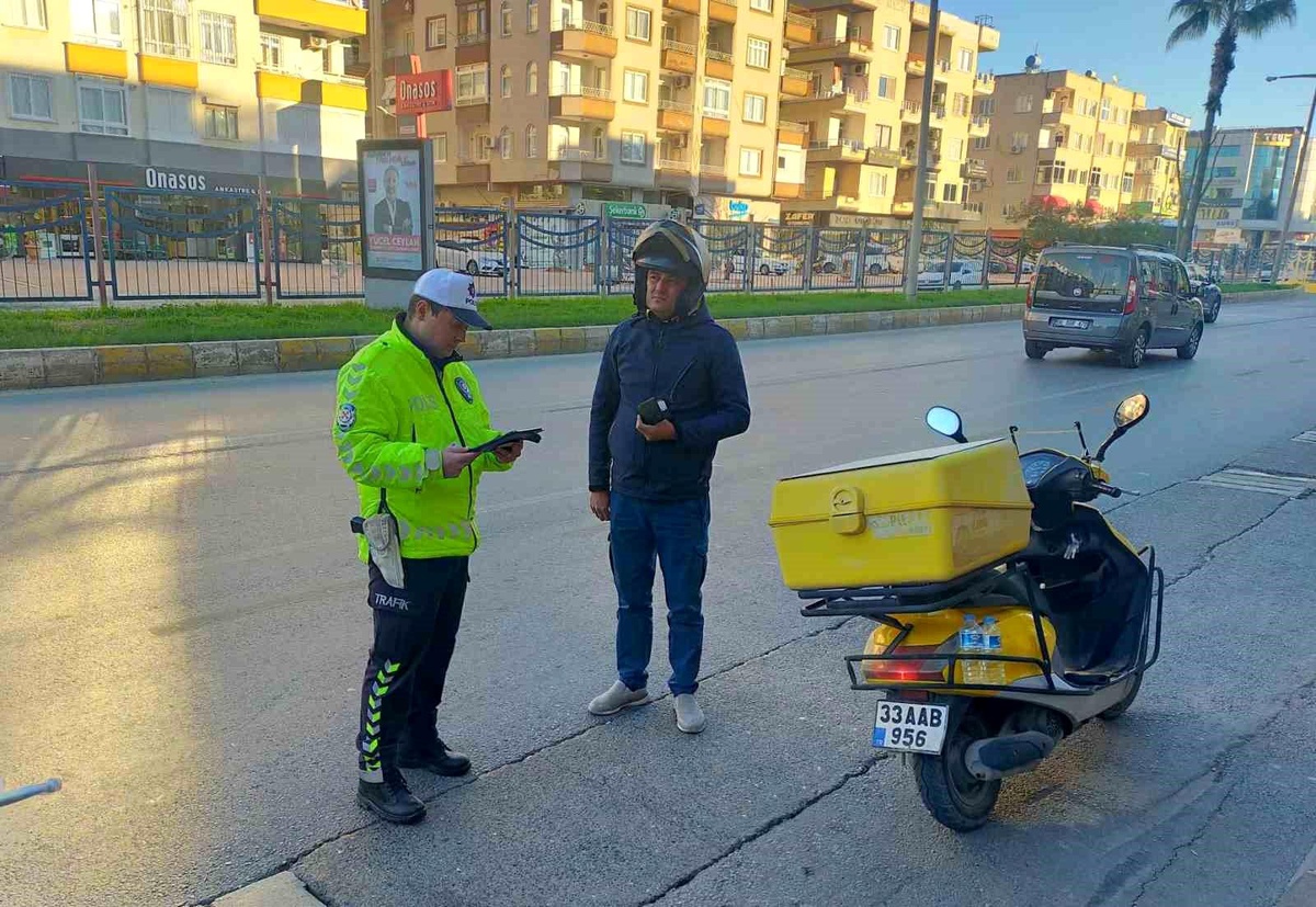 Mersin\'de Motosiklet ve Motorlu Bisiklet Denetimleri