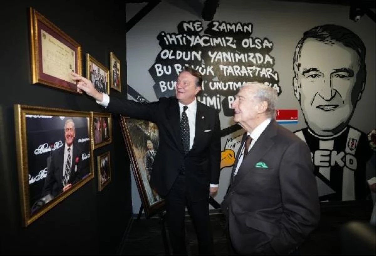 Rahmi Koç, Beşiktaş Başkanı Hasan Arat\'ı ziyaret etti